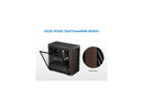DIYPC DIY-ATX28-Wood Black USB3.0 /Type C ATX Mid Tower Gaming Computer Case w/