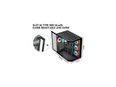 DIYPC ARGB-N3-PRO Black Tempered Glass ATX Gaming Computer Case w/ 3 xTempered