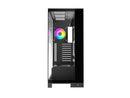 DIYPC  Vanguard-F2-Pro Black Dual USB3.0 and Type C Tempered Glass ATX Full