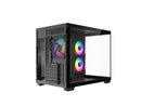 DIYPC ARGB-DC120-TM Black USB3.0 Tempered Glass Micro ATX Gaming Computer Case