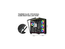 DIYPC IDX3-ATX-ARGB Black Dual USB3.0/ Type C Tempered Glass ATX Gaming Computer