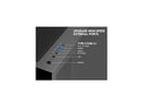 DIYPC IDX3-ATX-ARGB Black Dual USB3.0/ Type C Tempered Glass ATX Gaming Computer