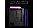 GAMDIAS Argus M1 Gaming E-ATX Mid-Tower PC Case, Left Tempered Glass with