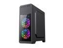 Gamemax G563 Black Steel ATX Tower USB3.0 Computer Case w/ 3 x Autoflow Rainbow