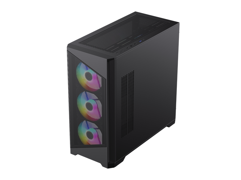 Gamemax Destroyer MB Black USB3.0 Tempered Glass Micro ATX Tower Gaming Computer