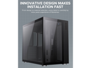 Gamemax Infinity BK Black USB3.0 /Type C Tempered Glass ATX Mid Tower Gaming