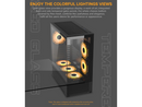 GAMEMAX VISTA AB Black USB3.0/Type C Tempered Glass Mid-tower ATX Computer Case