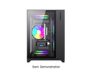 GAMEMAX INFINITY MINI Black Tempered Glass USB3.0 PC Case-Supports
