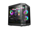GAMEMAX HYPE BLACK USB3.0/Type C Panoramic Tempered Glass ATX Mid-Tower PC case