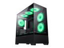 GAMEMAX VISTA MB Black USB3.0 Micro-ATX Tower Tempered Glass Computer Case. Fan