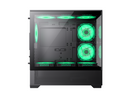 GAMEMAX VISTA MB Black USB3.0 Micro-ATX Tower Tempered Glass Computer Case. Fan