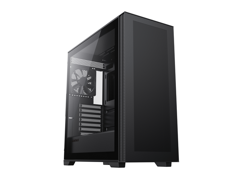 GAMEMAX Quest Black E-ATX PC Gaming Case-Pre-Installed 1X 120mm Black Fan-Micro