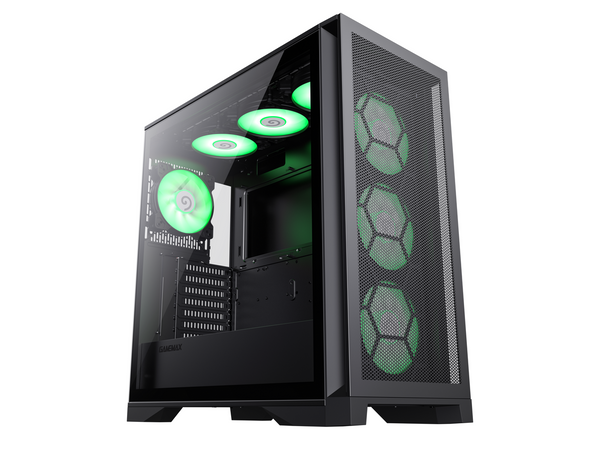 GAMEMAX Leader Full Tower Computer Case-Micro ATX / ATX / ITX / E-ATX w/6 ARGB