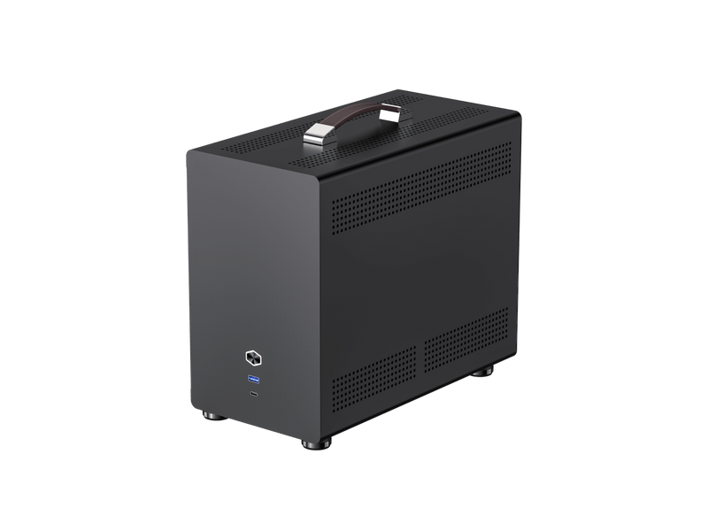 GAMEMAX Spark Black Mini ITX Tempered Glass USB3.0 /Type C Computer PC Case