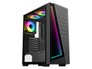 GAMEMAX Prism Premium Mid Tower USB3.0 Tempered Glass ATX Gaming Case w/3 x ARGB