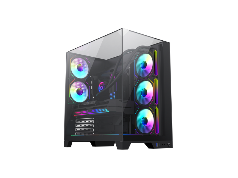 GAMEMAX Infinity Plus Black USB3.0 / Type C ATX Mid-Tower Gaming Computer Case