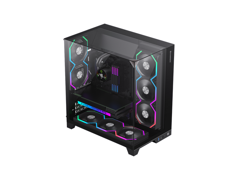 GAMEMAX Infinity Pro Black USB3.0 / Type C ATX Mid-Tower Gaming Computer Case