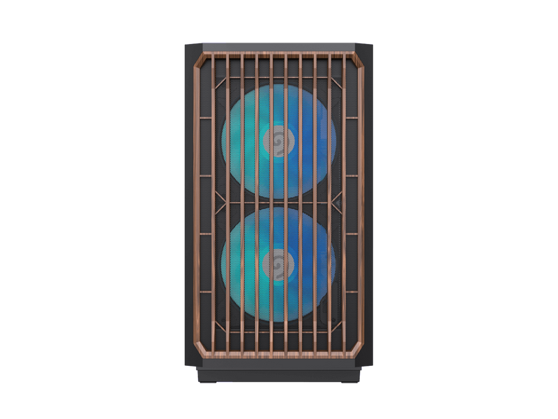 GAMEMAX F35 BW Black USB3.0 /Type C Micro-ATX Gaming PC Tempered Glass Computer