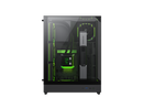 GAMEMAX T20 BK Black case. Three-sided tempered glass offers a full,
