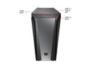 COUGAR MX660 Iron RGB Advanced Mid-Tower Case with Sophisticated Design