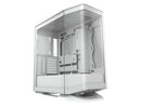 COUGAR FV270 White Mid Tower Gaming Case with Tempered Curved Glass, 120mm