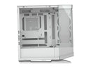 COUGAR FV270 White Mid Tower Gaming Case with Tempered Curved Glass, 120mm
