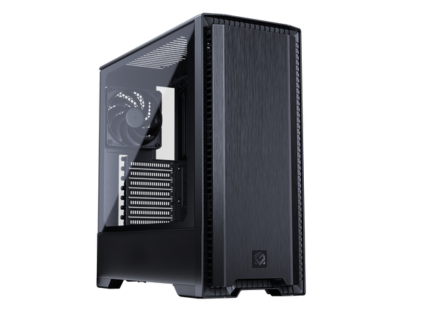 Magniumgear Neo Silent ATX Mid-tower, Silent front design, 1x 120 fan, Black