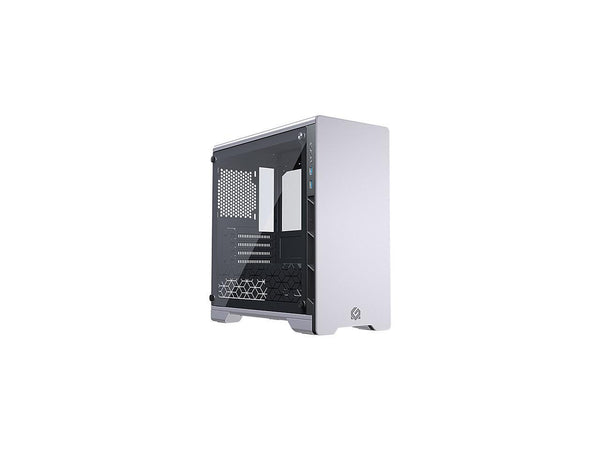 MetallicGear Neo V2 Micro-ATX Case, Compact Chassis, Sand blasted aluminum, dual