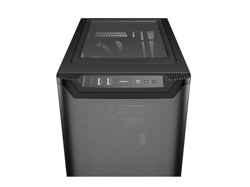 be quiet! BG074 PURE BASE 501 Airflow Black ABS / Steel ATX Full Tower Computer
