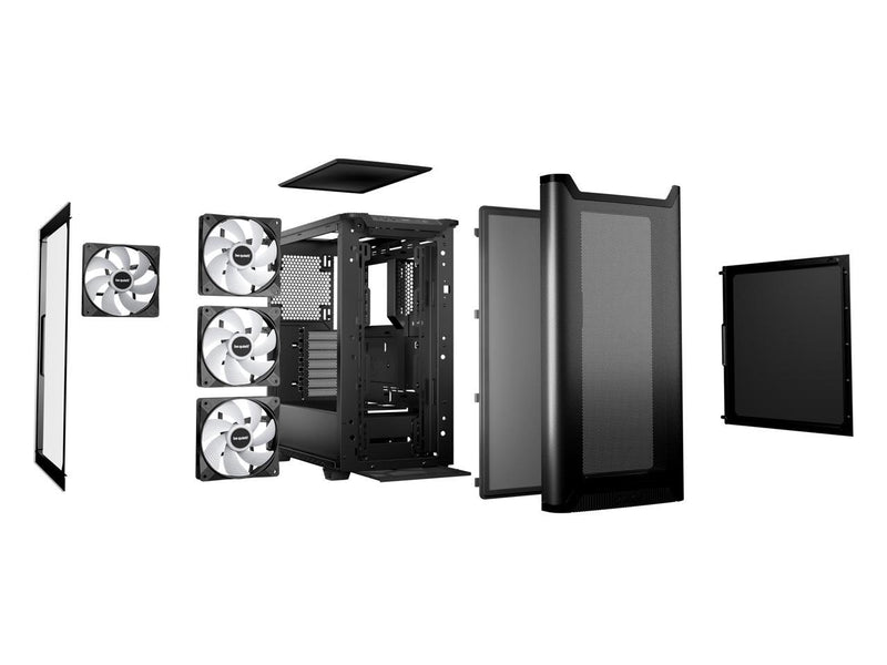 be quiet! PURE Base 501 DX BGW76 Black ABS / Steel / Tempered Glass ATX Mid