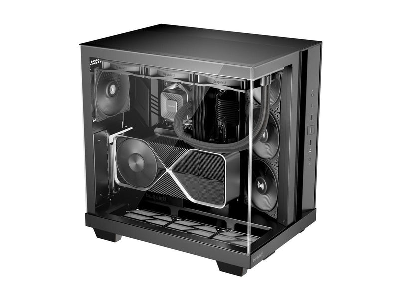 be quiet! Light Base 500 Black Light Base 500 Black Black ABS / Steel / Tempered