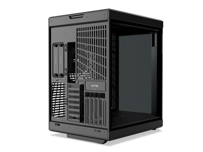 HYTE Y70 Touch Dual Chamber Mid-Tower ATX Case with Touchscreen, Black,