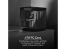 HYTE Y70 CS-HYTE-Y70-B Dual Chamber Mid-Tower ATX Case with PCIe 4.0 Express