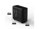 HYTE X50 Air Modern Performance ATX Mid-Tower PC Gaming Case - Pitch Black