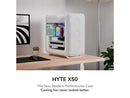 HYTE X50 Modern Performance ATX Mid-Tower PC Gaming Case - Snow White