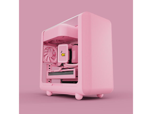 HYTE CS-HYTE-X50G-SM Pink ABS / Steel / Tempered Glass ATX Mid Tower Case