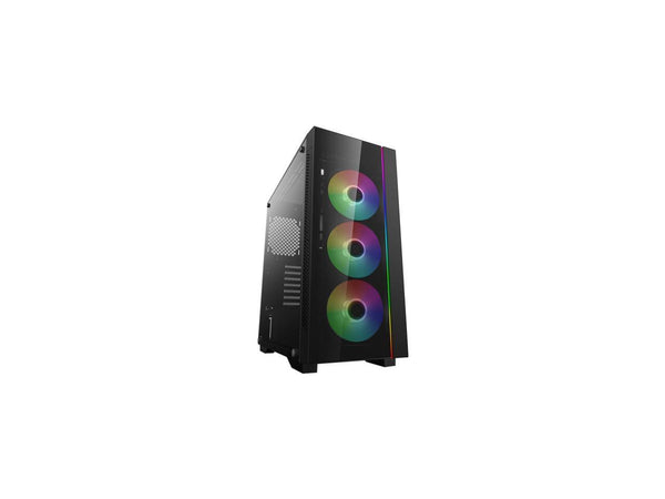 DeepCool ATX Mid Tower 3pcs Add-RGB Cooling Fan pre-Install/Support E-ATX