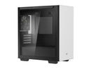 DeepCool MACUBE 110 WH Micro ATX Case with Full-Size Magnetic Tempered