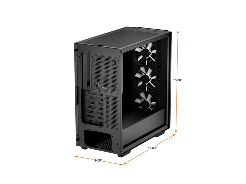 Deepcool CG560 R-CG560-BKAAE4-G-1 Black ABS / SPCC / Tempered Glass ATX Mid