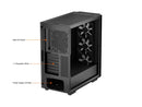 Deepcool CG540 R-CG540-BKAGE4-G-1 Black ABS / SPCC / Tempered Glass ATX Mid