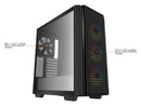 Deepcool CG540 R-CG540-BKAGE4-G-1 Black ABS / SPCC / Tempered Glass ATX Mid