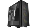 DeepCool CK560 Mid-Tower ATX Case, Airflow Front Panel, Full-Size Tempered