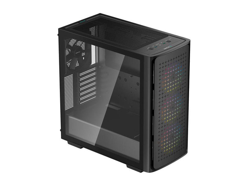 DeepCool CK560 Mid-Tower ATX Case, Airflow Front Panel, Full-Size Tempered