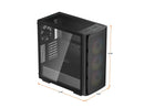 DeepCool CK560 Mid-Tower ATX Case, Airflow Front Panel, Full-Size Tempered