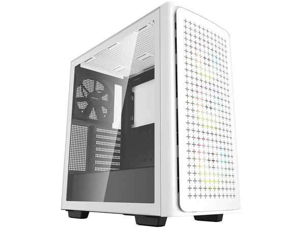 DeepCool CK560 WH Mid-Tower ATX Case, Airflow Front Panel, Full-Size Tempered