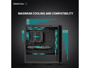 DeepCool CH560 ATX Airflow case, 3x Pre-Installed 140mm ARGB Fans, Hybrid