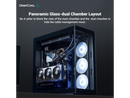 DeepCool CH780 ATX+ Panoramic case, Dual Chamber Configuration, Vertical Mount