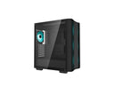 DeepCool CC560 V2 Mid-Tower ATX PC Case, 4x Pre-Installed 120mm LED Fans,