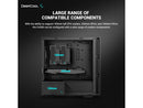 DeepCool CH360 mATX Airflow case, 2x Pre-Installed 140mm ARGB Fans, 120mm ARGB