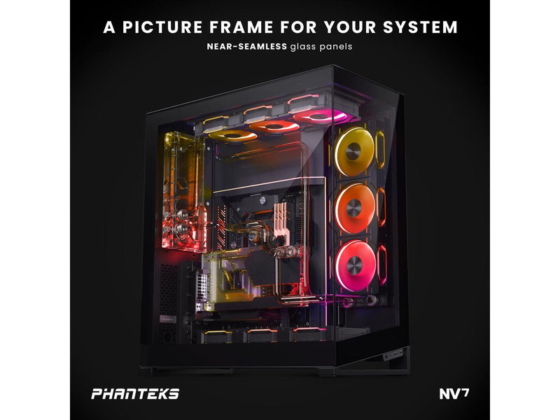 Phanteks NV7, Showcase Full-Tower Chassis, High Airflow Performance, Integrated